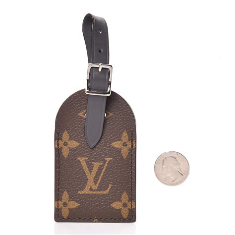 louis vuitton luggage tag ebene|louis vuitton monogram luggage tags.